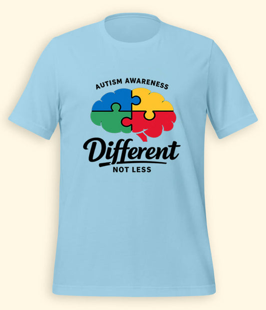 Autism Different Not Less T-Shirt (Unisex)