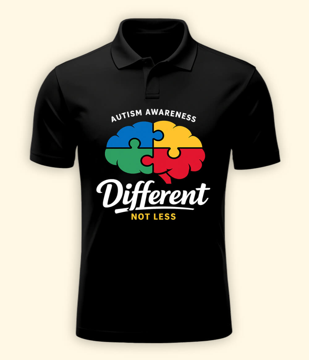 Autism Different Polo T-Shirt