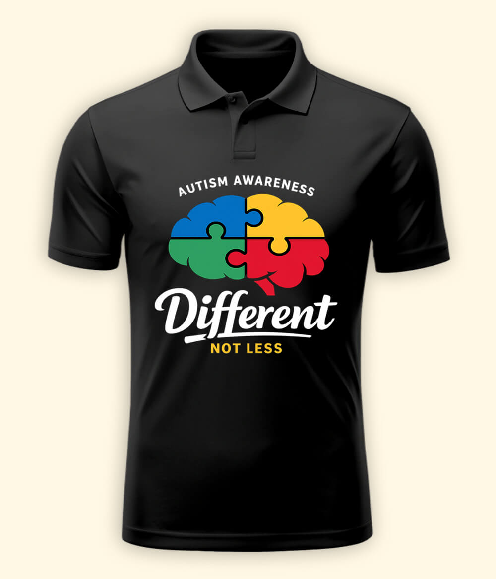 Autism Different Polo T-Shirt