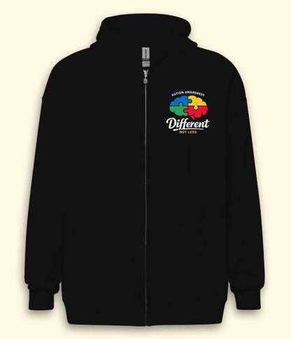 Autism Different Zipper Hoodie (Unisex)