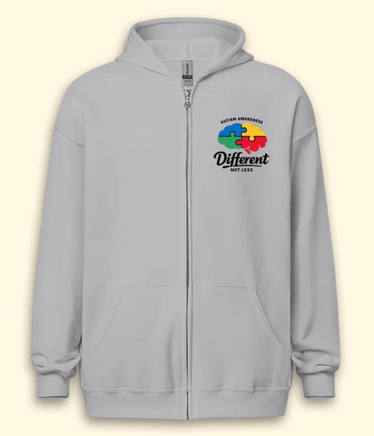Autism Different Zipper Hoodie (Unisex)