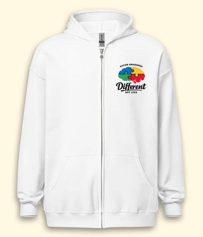 Autism Different Zipper Hoodie (Unisex)
