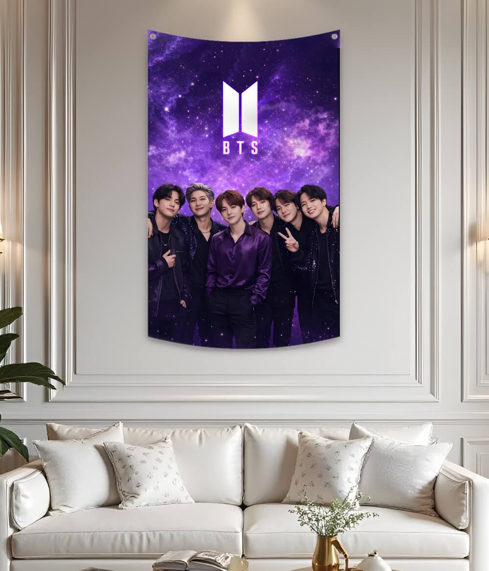 BTS Music Lovers Wall Tapestry