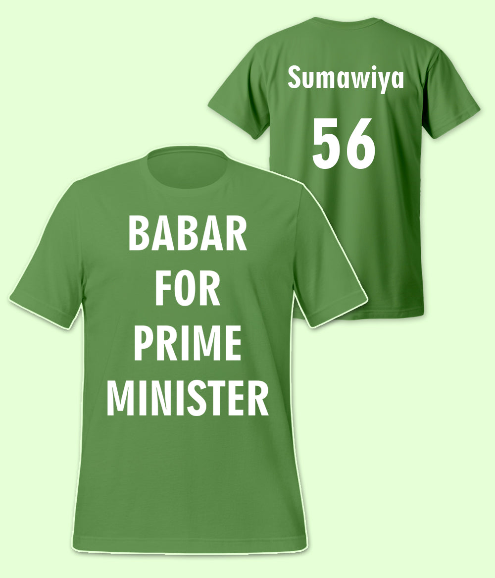 Babar for Prime Minister (Customizable)