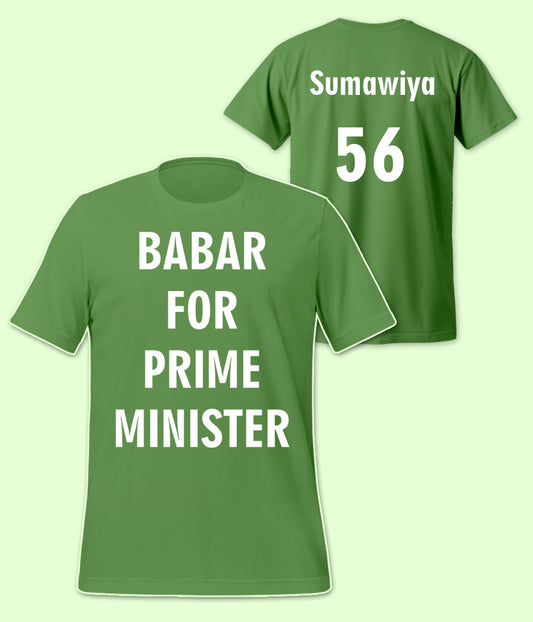 Babar for Prime Minister (Customizable)