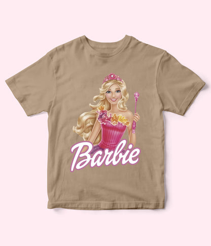 Barbie Beige Shirt for Girls