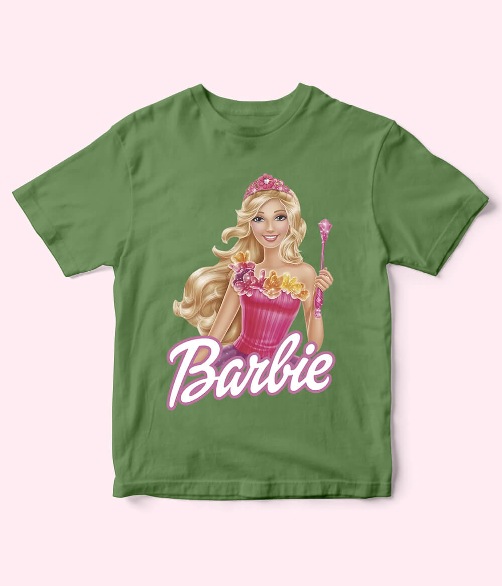 Barbie Knorr Green Shirt for Girls