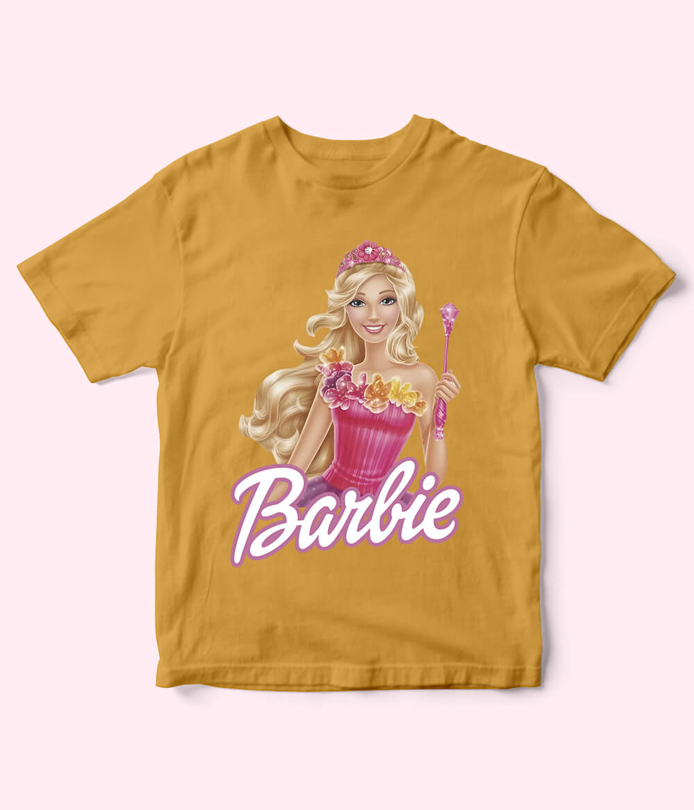 Barbie Mustard Shirt for Girls