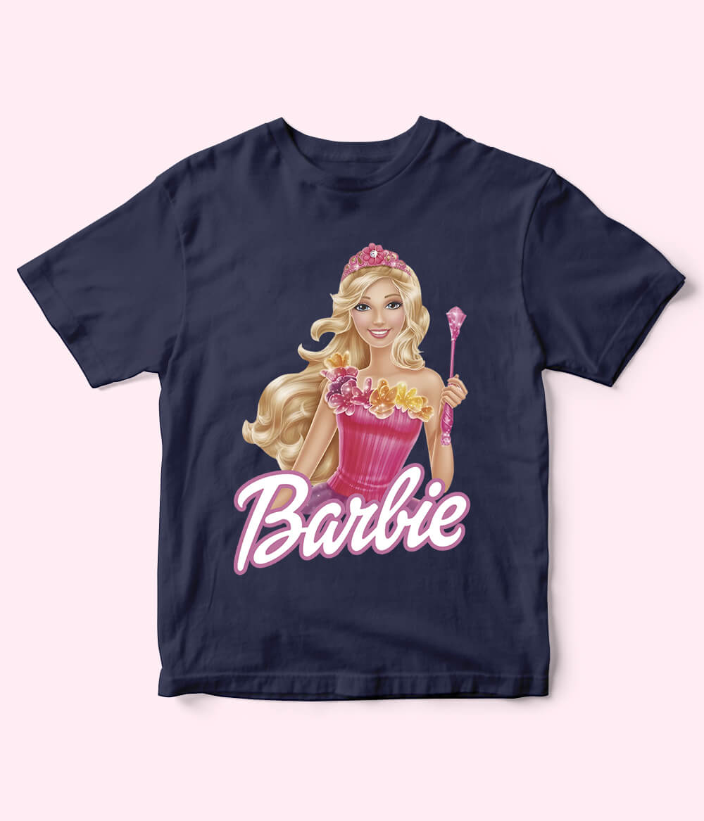 Barbie Navy Shirt for Girls