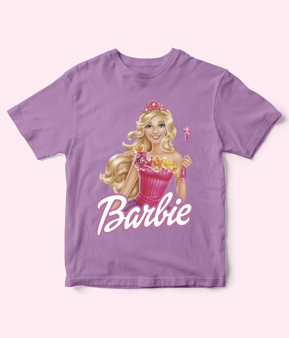 Barbie Purple Shirt for Girls