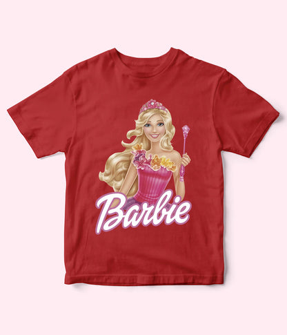 Barbie Red Shirt for Girls
