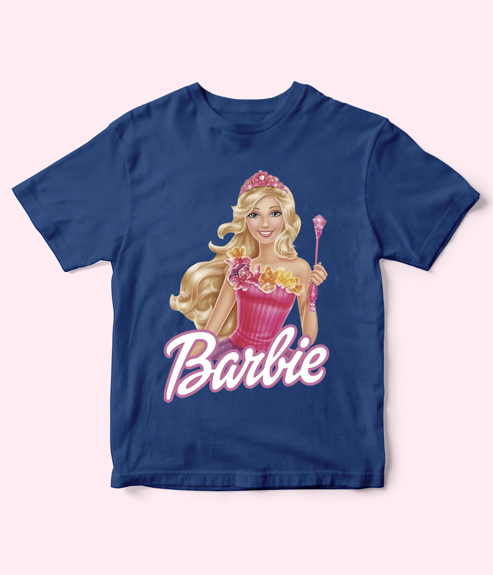 Barbie Royal Blue Shirt for Girls