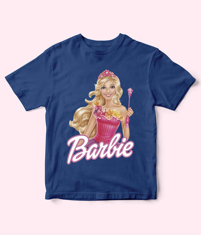 Barbie Royal Blue Shirt for Girls