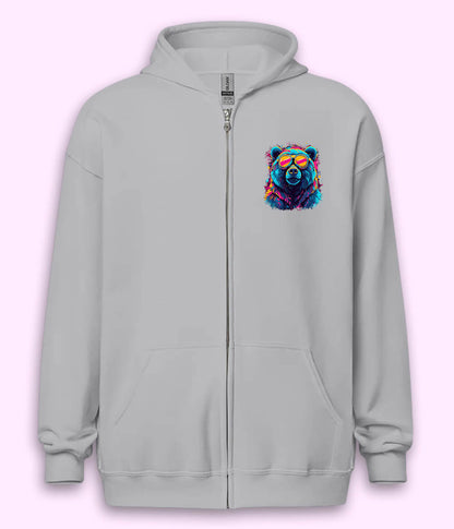 Bear Zipper Hoodie (Unisex)