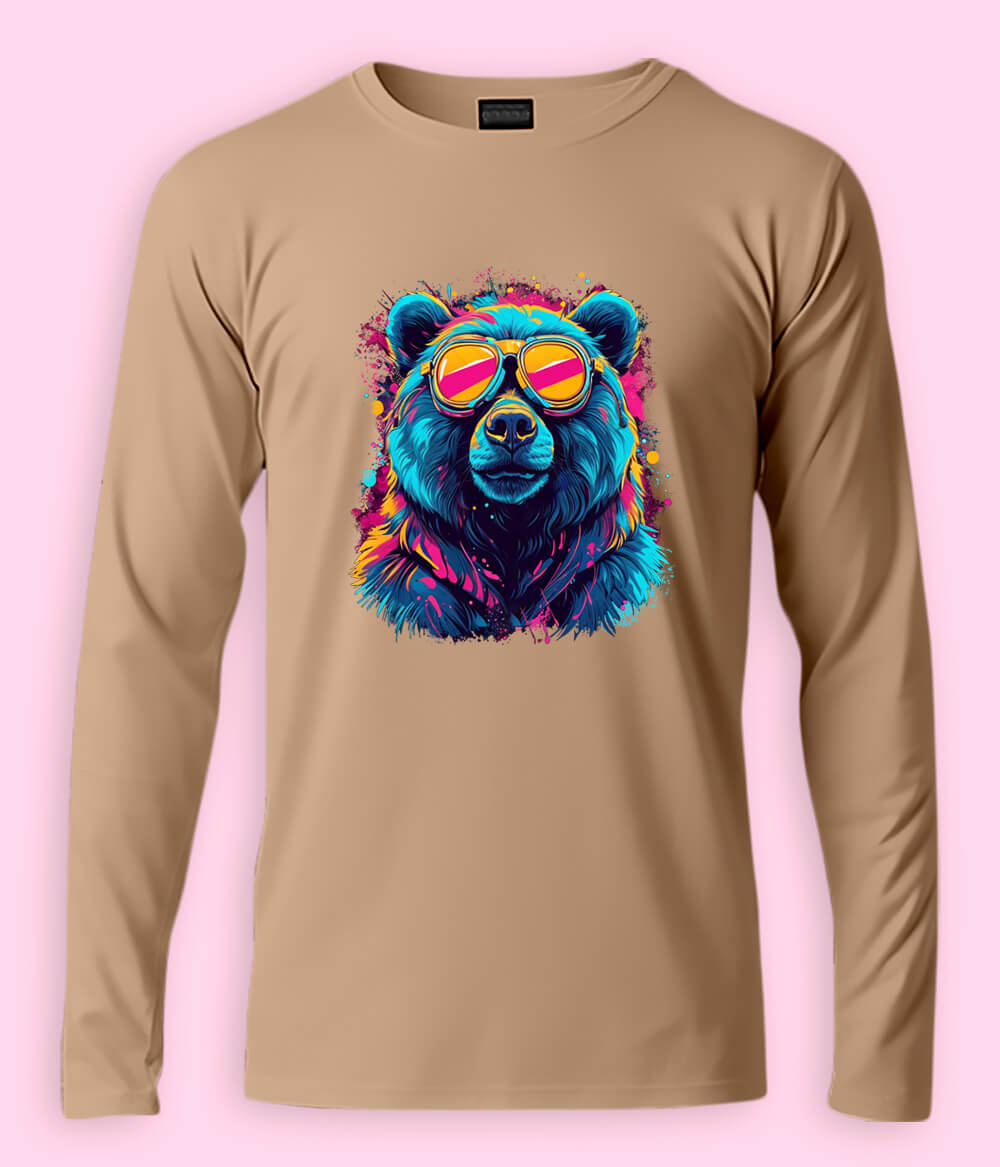 Bear Long Sleeve T-shirt (Unisex)