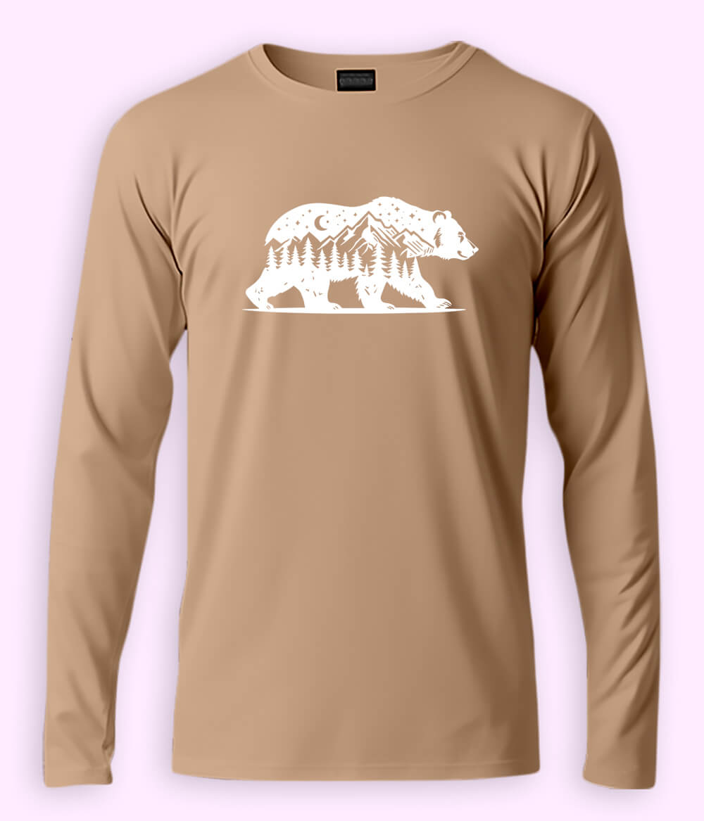 Nature Bear Long Sleeve T-Shirt