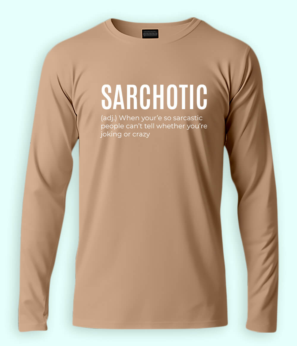 Sarcasm Meme Full Sleeve Shirt (Unisex)