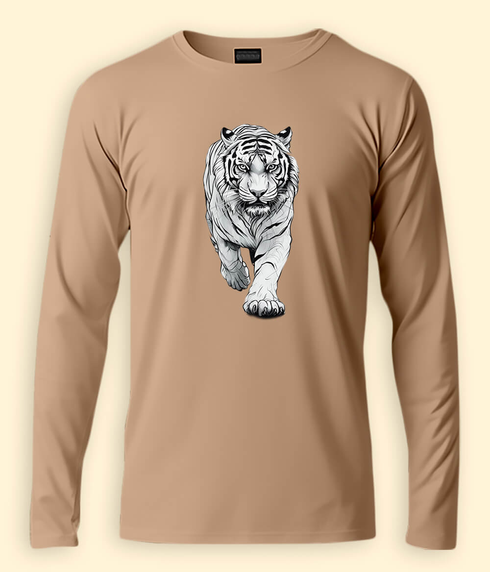 White Tiger Full sleeve T-Shirt