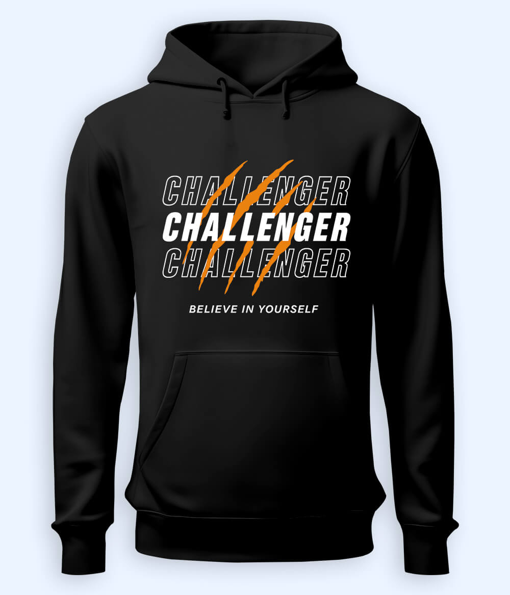 Black Believe in Yourself Hoodie (Unisex)