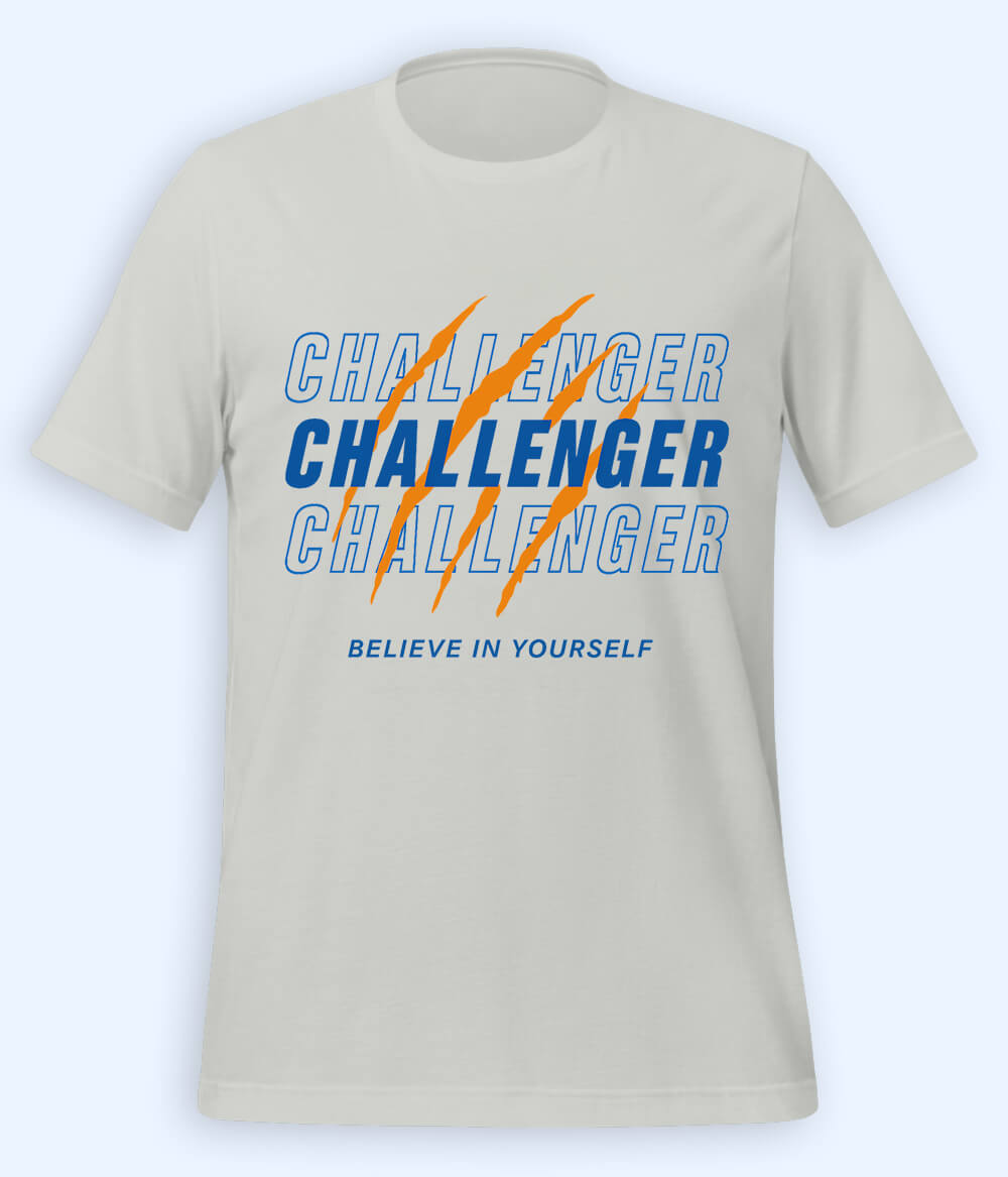 Heather Grey Believe in Yourself T-Shirt (Unisex)