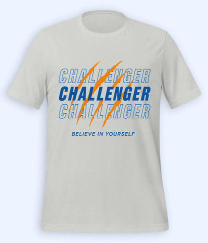 Heather Grey Believe in Yourself T-Shirt (Unisex)