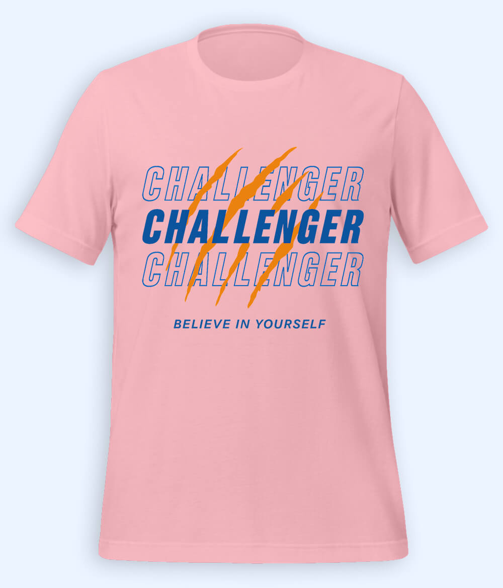 Light Pink Believe in Yourself T-Shirt (Unisex)