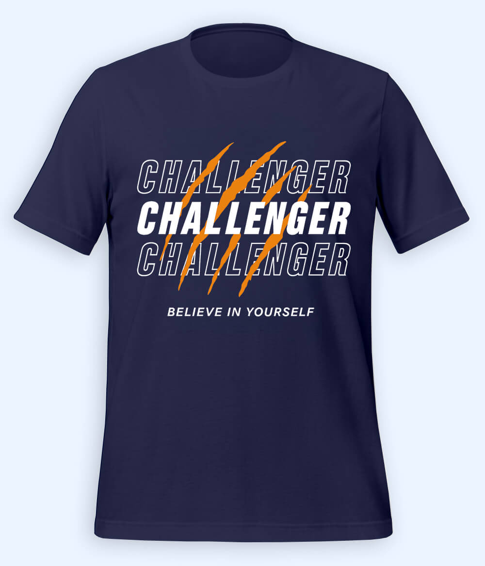 Navy Believe in Yourself T-Shirt (Unisex)