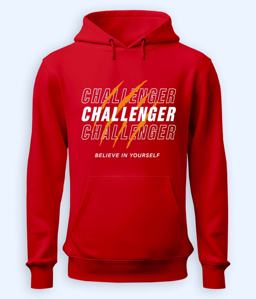 Red Believe in Yourself Hoodie (Unisex)