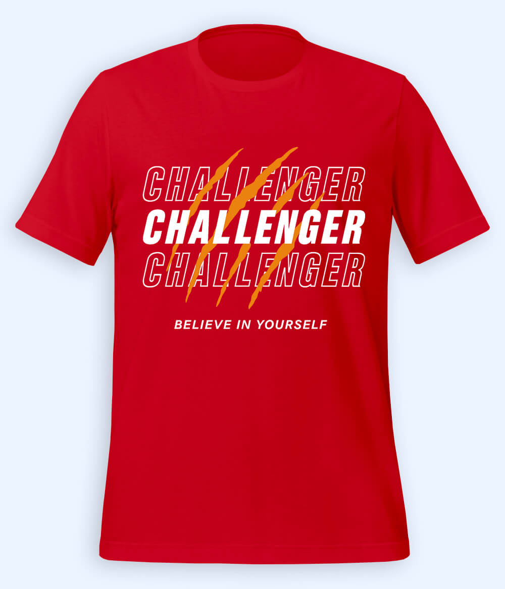 Red Believe in Yourself T-Shirt (Unisex)