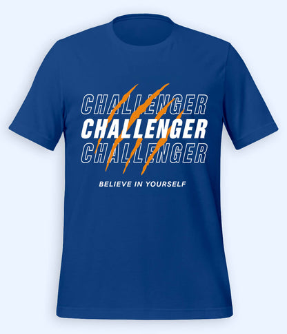 Royal Blue Believe in Yourself T-Shirt (Unisex)