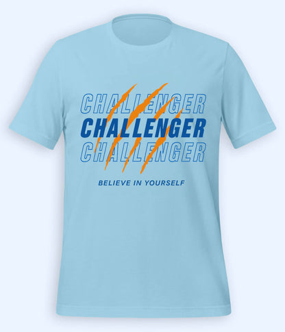 Sky Blue Believe in Yourself T-Shirt (Unisex)