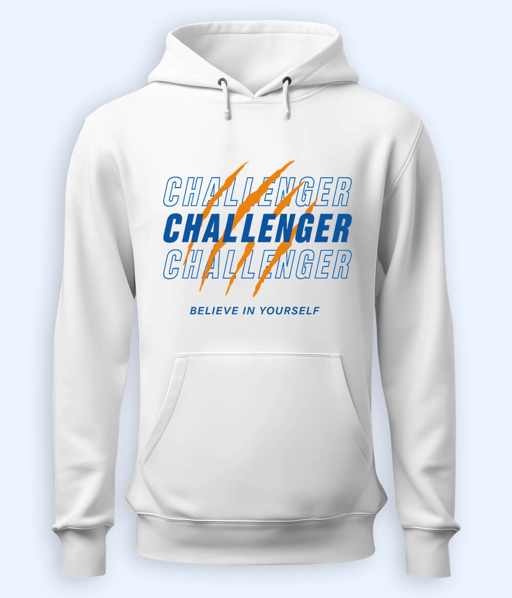 White Believe in Yourself Hoodie (Unisex)