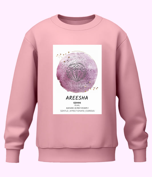 Personalized Zodiac Sweatshirt for Women