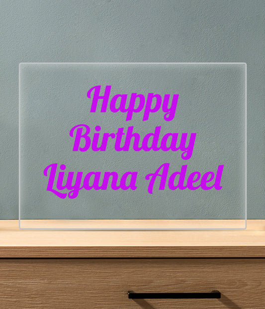 Birthday Plaque (Customizable)