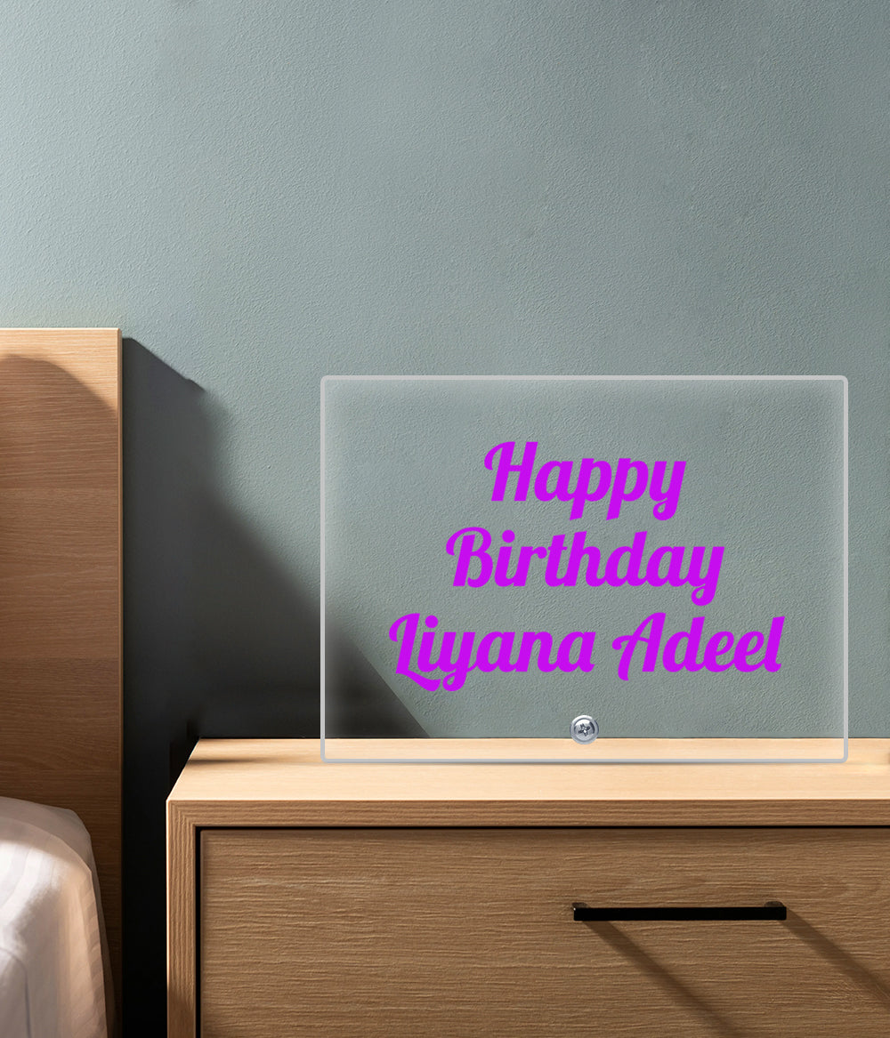 Birthday Plaque (Customizable)