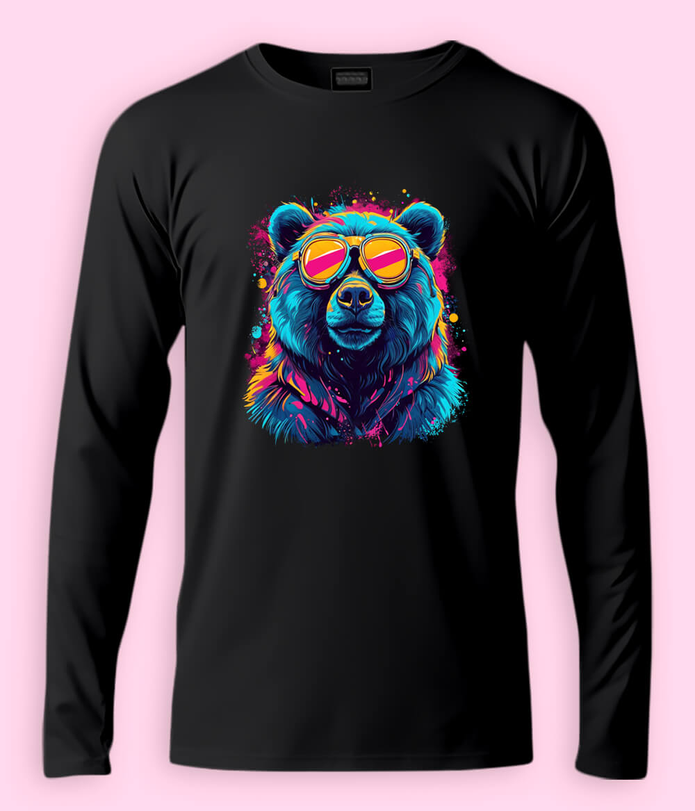 Bear Long Sleeve T-shirt (Unisex)