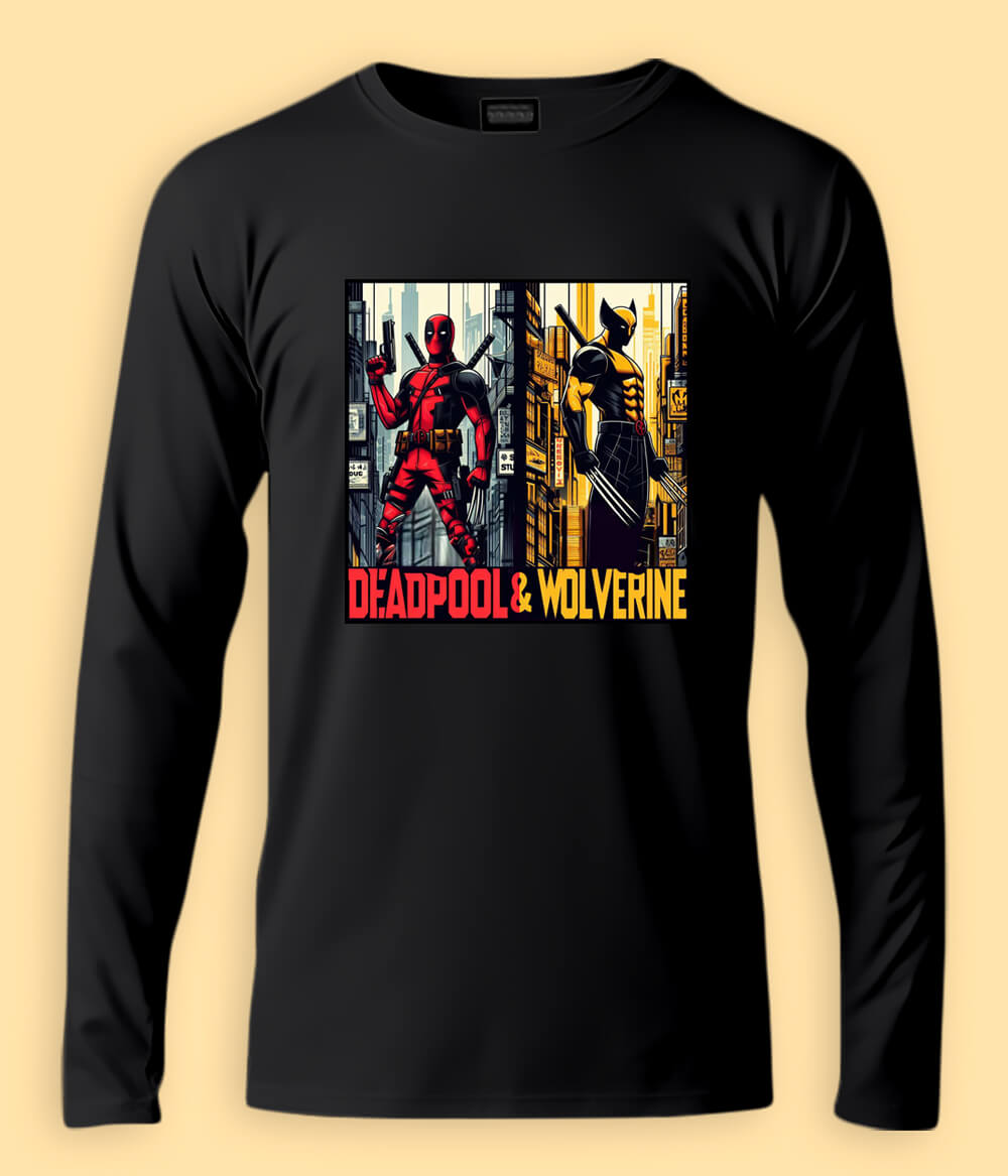 Deadpool & Wolverine Full Sleeve T-Shirt