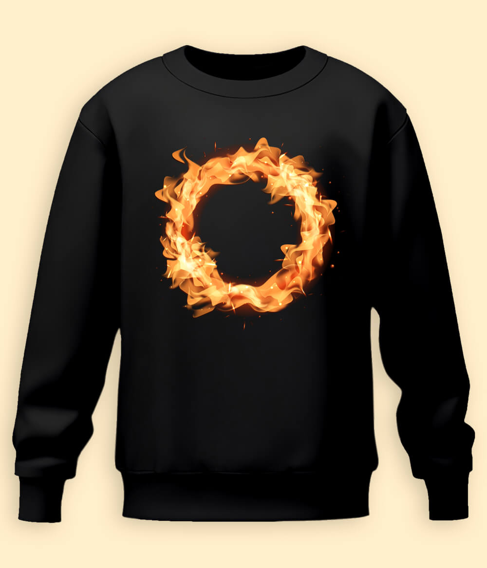 Fire Sweatshirt (Unisex)