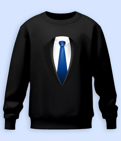 Formal Suit Graphic Sweatshirts