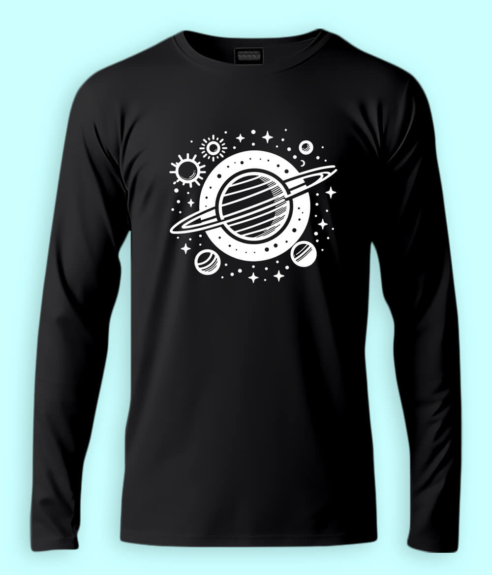 Galaxy Astrology Long sleeve T-shirt (Unisex)