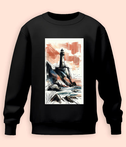 Gift for Ocean Lovers Lighthouse Sweatshirt