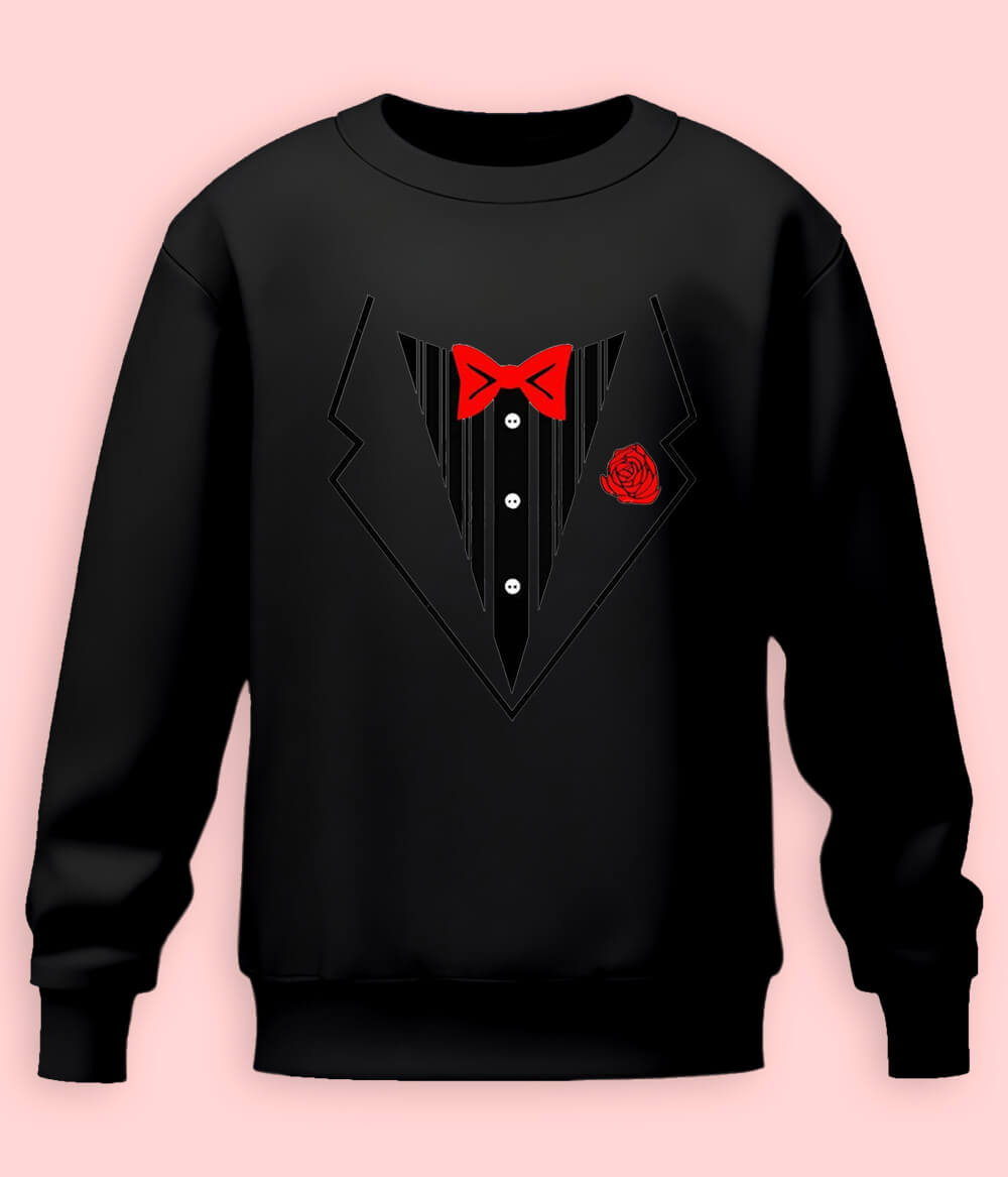 Men's Tuxedo Sweatshirt