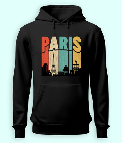 Paris Eiffel Tower Hoodie (Unisex)