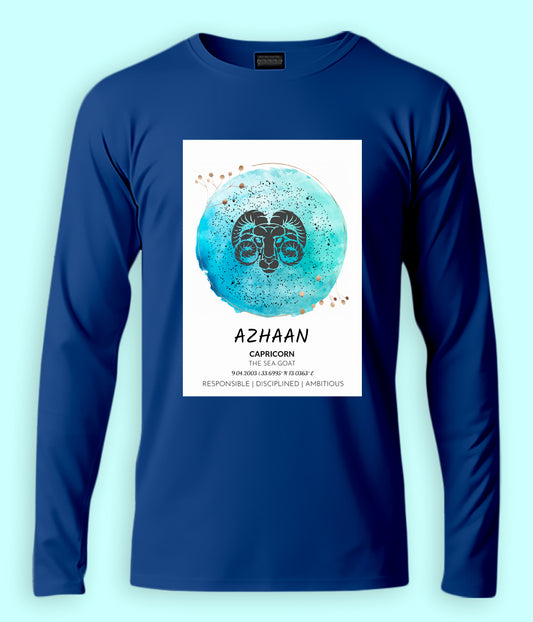 Zodiac Adult Long Sleeve T-Shirt 