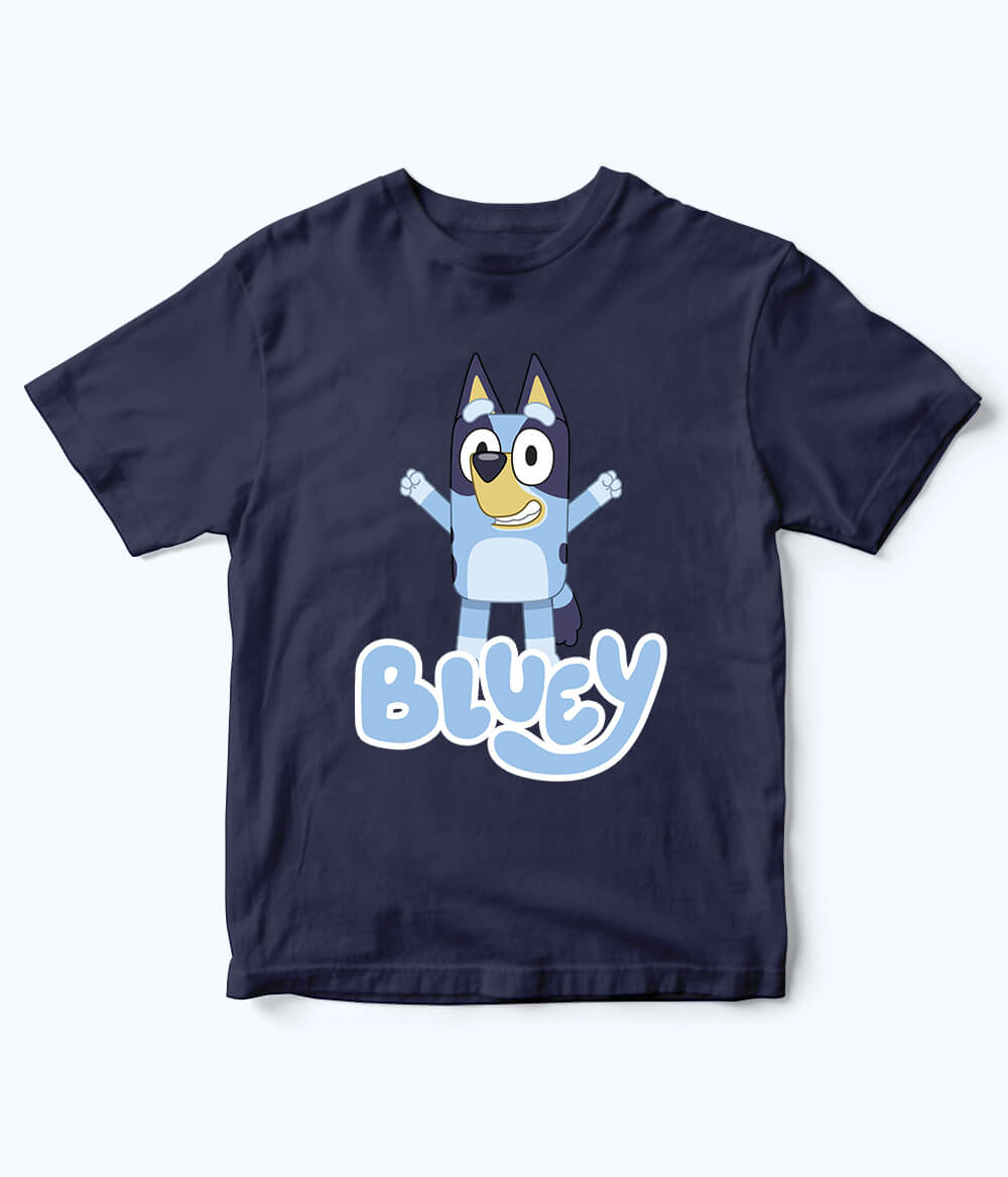 Bluey Navy Shirt for Kids