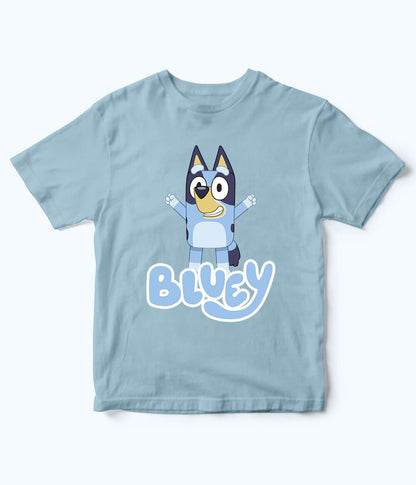 Bluey Sky Blue Shirt for Kids