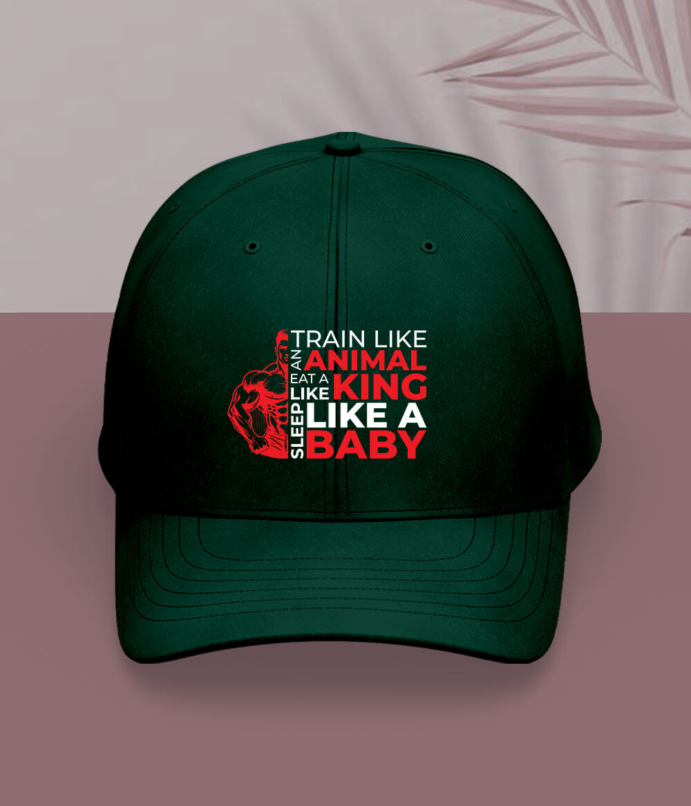 Green Body Builder Cap