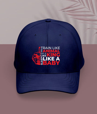 Navy Blue Body Builder Cap