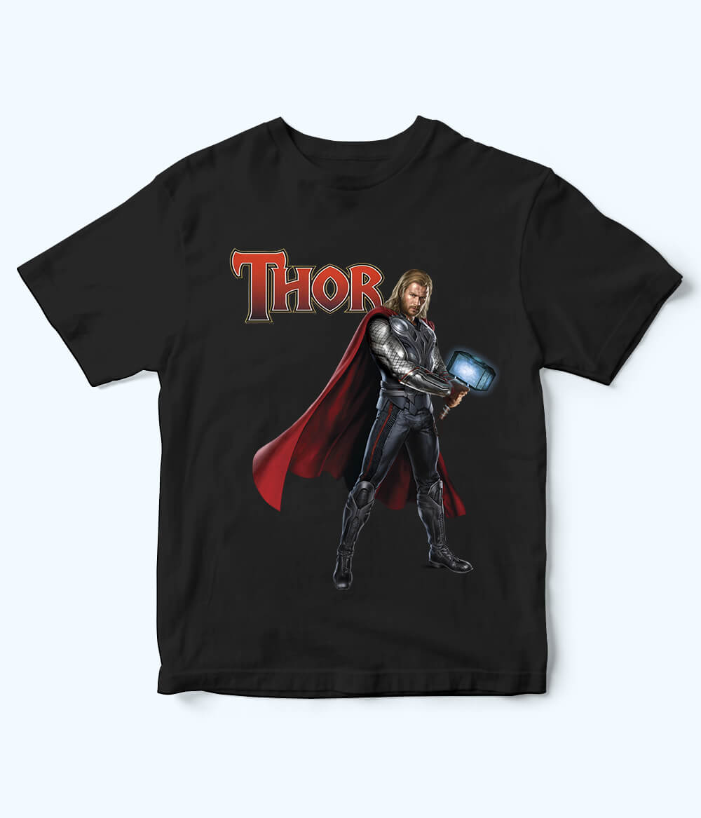 Boys Thor Black Shirt
