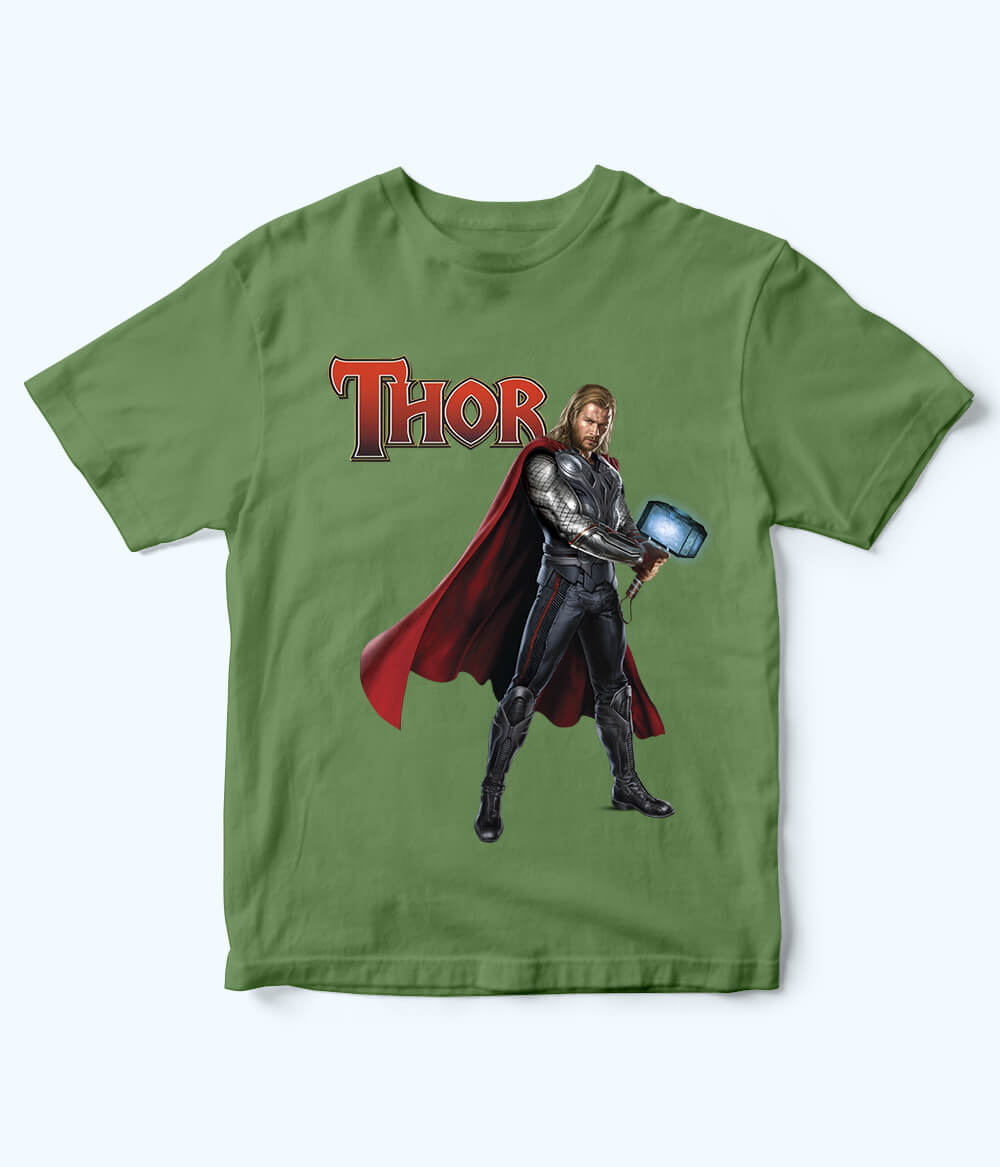 Boys Thor Knorr Green Shirt